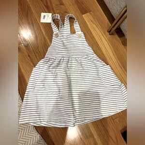 Beans Barcelona Girls Squid-striped summer fleece dress- NEW w tags- size 3Y